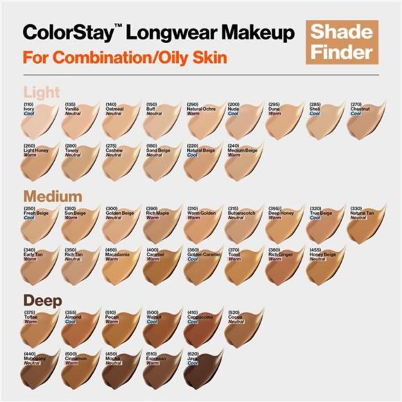 ColorStay Face Makeup, SPF 15,Medium-Full Coverage with Matte Finish, 200 Nude - Picture 10 of 10